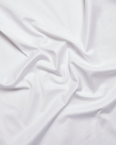 Mercerised Short Sleeve T-shirt (White)