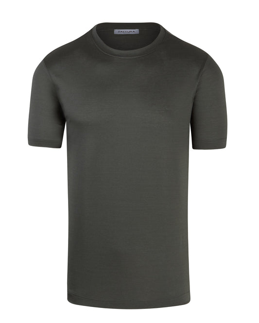 Mercerised Short Sleeve T-Shirt (Racing Green)