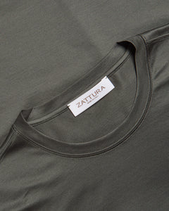 Short Sleeve Mercerised T-shirt (Racing Green)