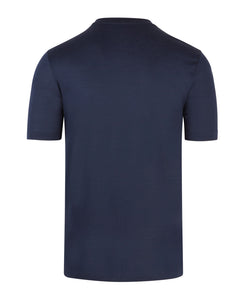 Short Sleeve Mercerised T-shirt (Navy)