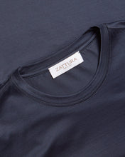 Load image into Gallery viewer, Short Sleeve Mercerised T-shirt (Navy)
