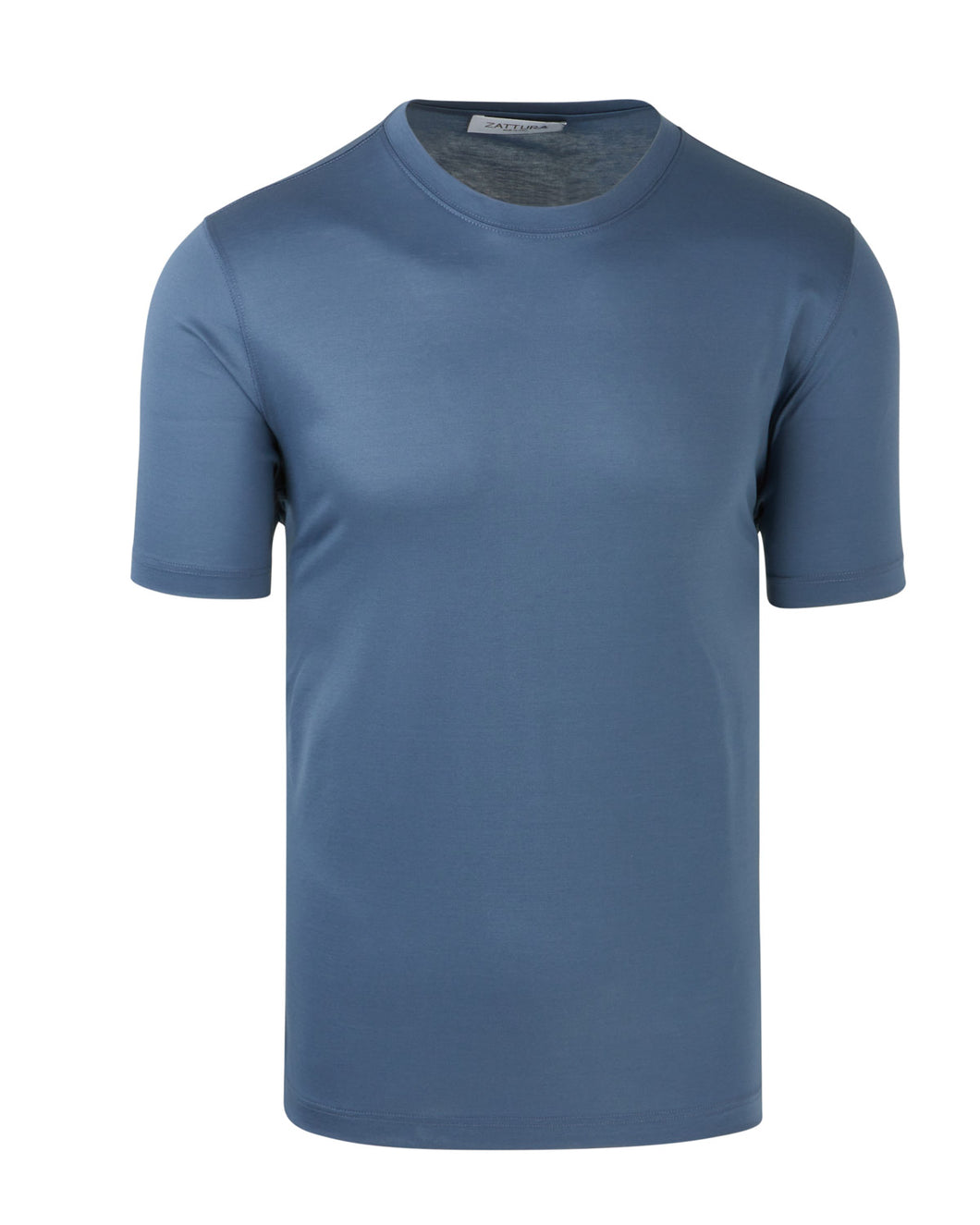 Short Sleeve Mercerised T-shirt (Petrol Blue)