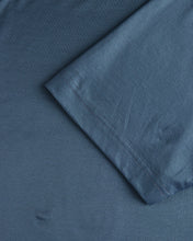 Load image into Gallery viewer, Short Sleeve Mercerised T-shirt (Petrol Blue)
