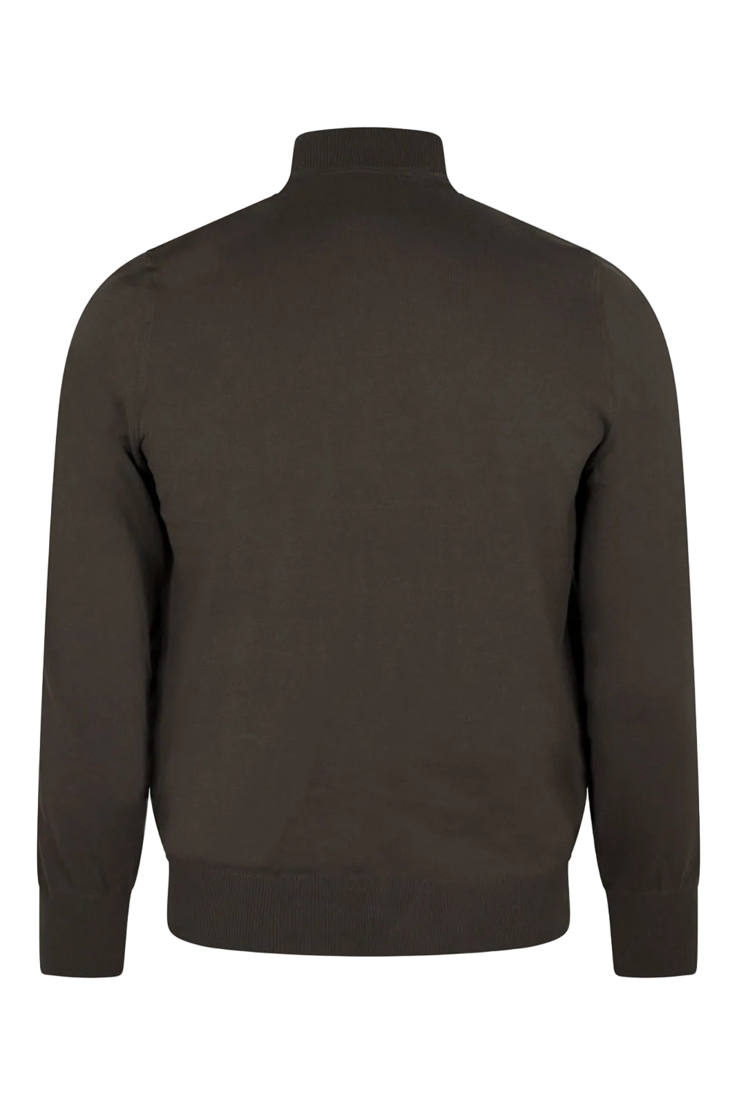 Dark gray sweater on a light gray background