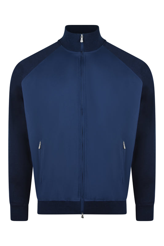 Zattura Raglan Hybrid Bomber Jacket (Navy)