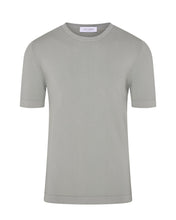 Load image into Gallery viewer, Knitted Short Sleeve Organic Cotton T-shirt (Sage Green)
