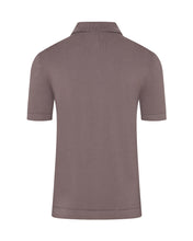 Load image into Gallery viewer, Short Sleeve Cable Knit Shirt (Taupe Brown)
