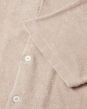 Load image into Gallery viewer, Terry Towelling Short Sleeve Shirt (Beige)
