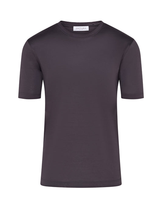 Zattura Short Sleeve Mercerised T-shirt (Carbon)