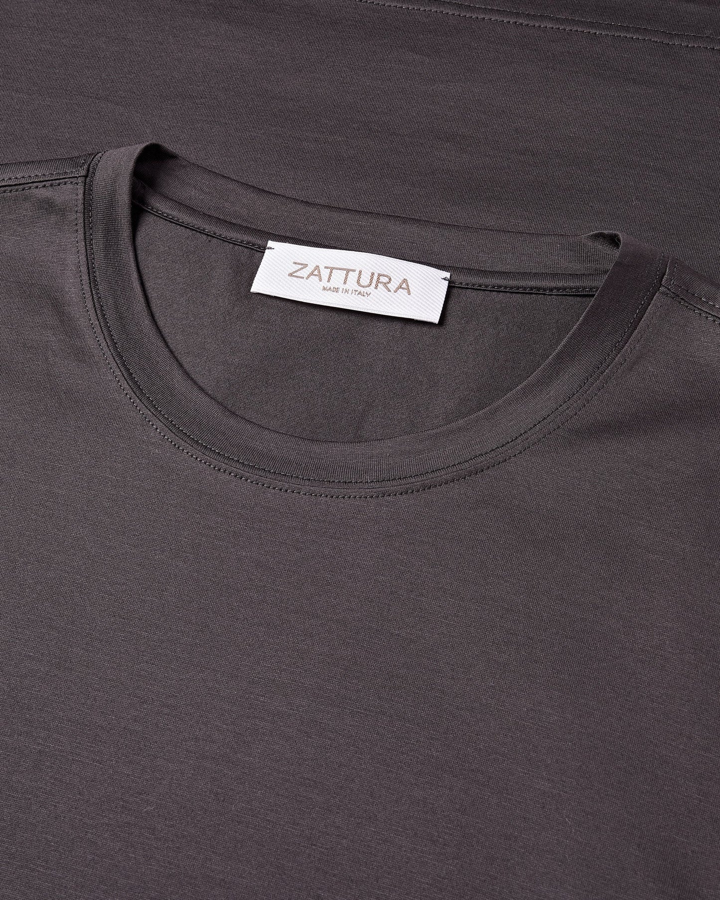 Zattura Short Sleeve Mercerised T-shirt (Carbon Grey)