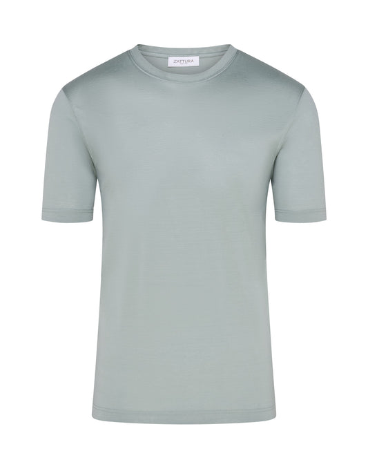 Short Sleeve Mercerised T-shirt (Mint Green)