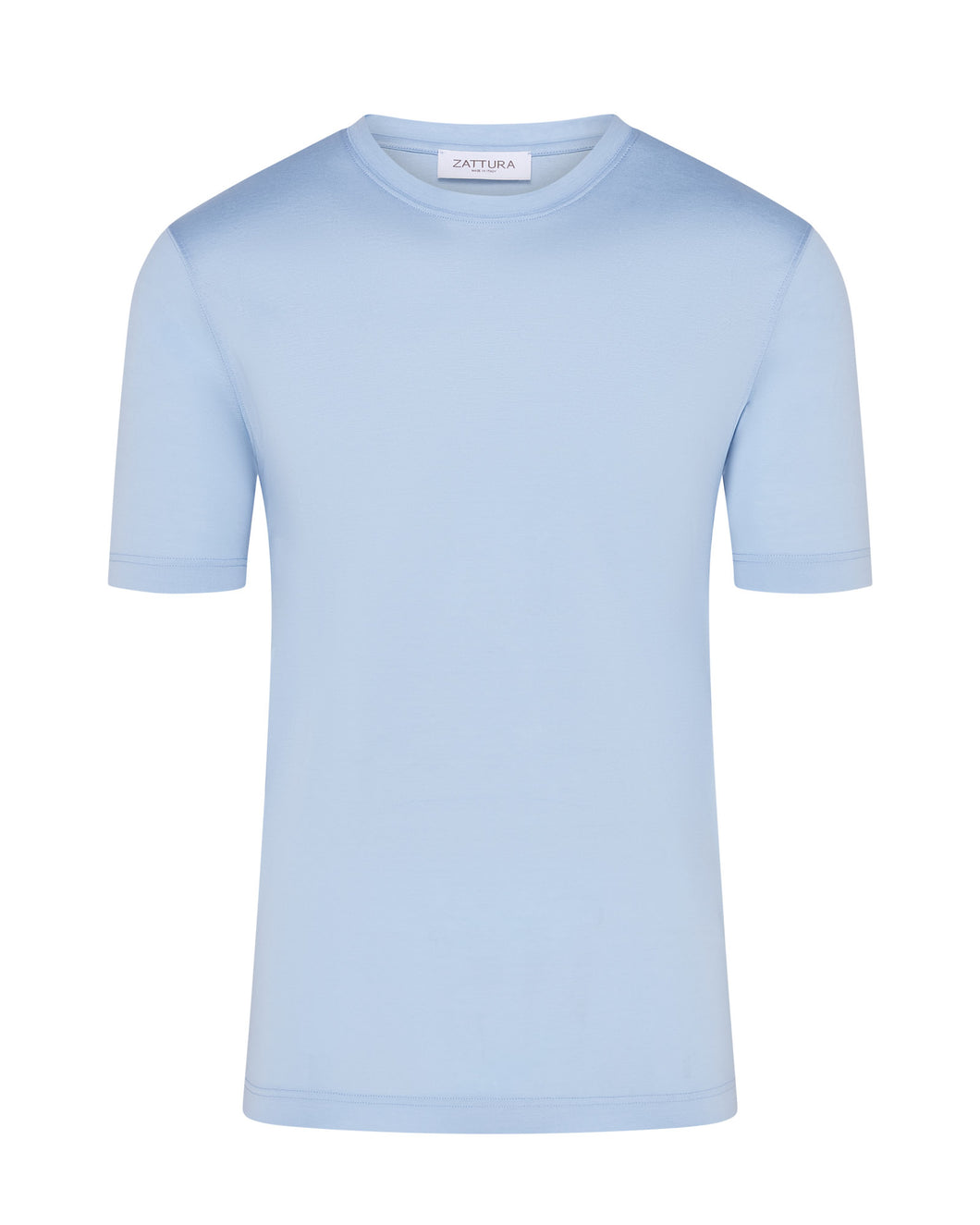 Short Sleeve Mercerised T-shirt (Sky Blue)