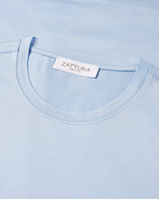 Load image into Gallery viewer, Short Sleeve Mercerised T-shirt (Sky Blue)
