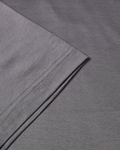Short Sleeve Mercerised Zip Polo (Asphalt Grey)