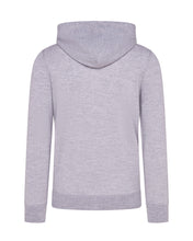 Load image into Gallery viewer, Extra Fine Full Zip Knitted Hoodie (Grey Marl)
