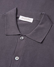 Load image into Gallery viewer, Knitted Button Up Shirt (Graphite)
