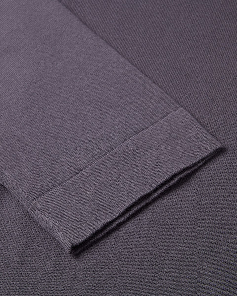 Knitted Button Up Shirt (Graphite)