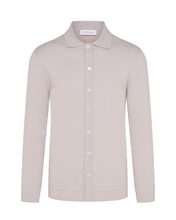 Load image into Gallery viewer, Knitted Button Up Shirt (Beige)
