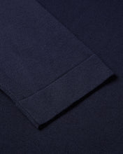 Load image into Gallery viewer, Knitted Button Up Shirt (Navy)

