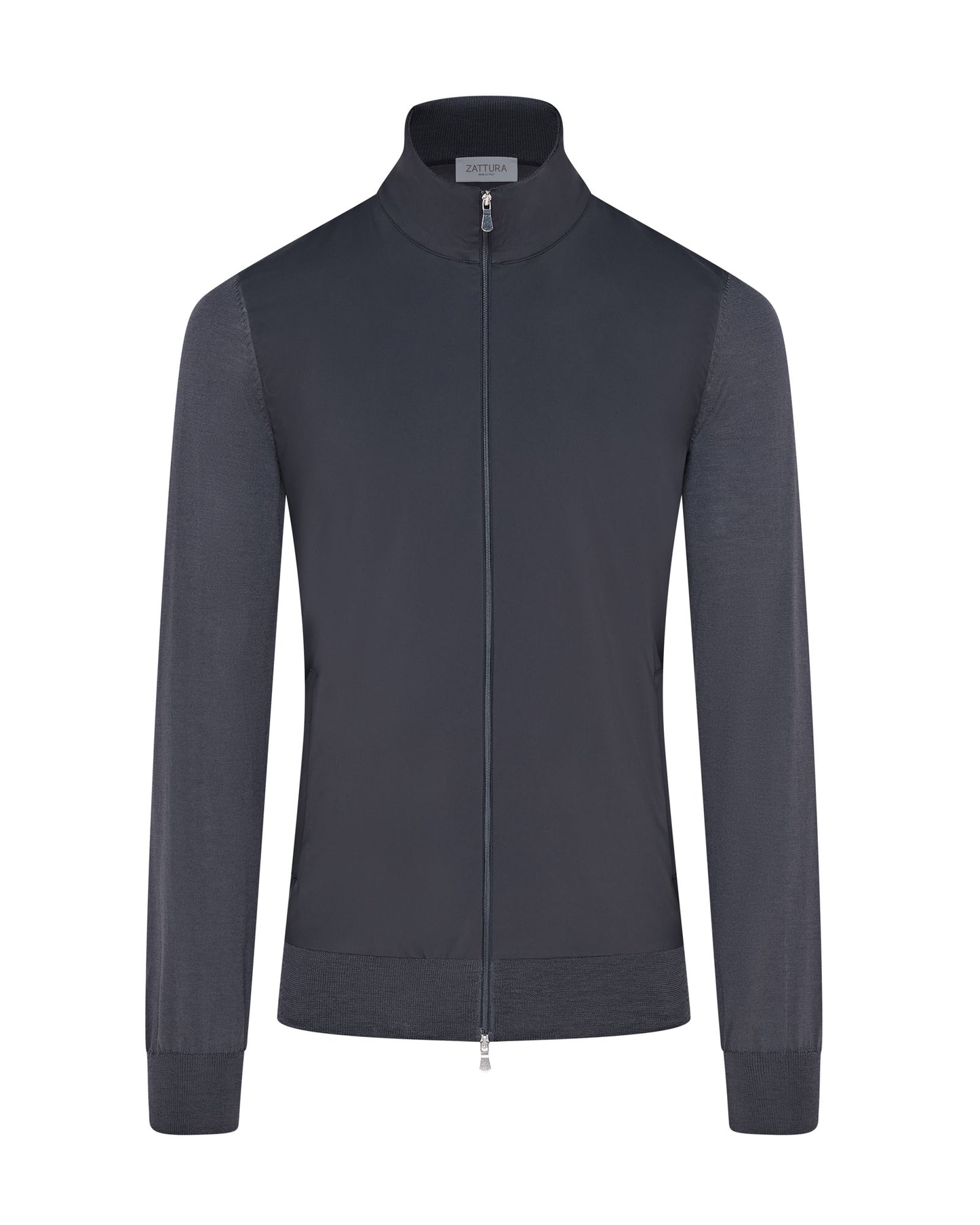Zattura Tech & Knitted Hybrid Jacket (Graphite)