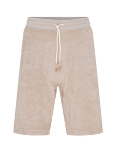 Terry Towelling Shorts (Beige)