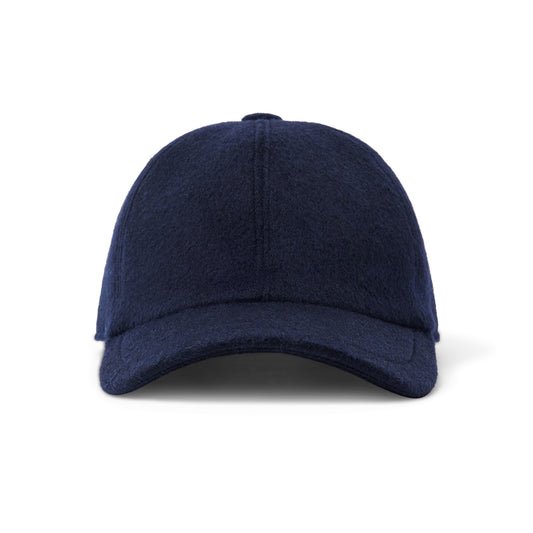 Zattura Cashmere & Wool Elasticated Cap (Midnight Navy)
