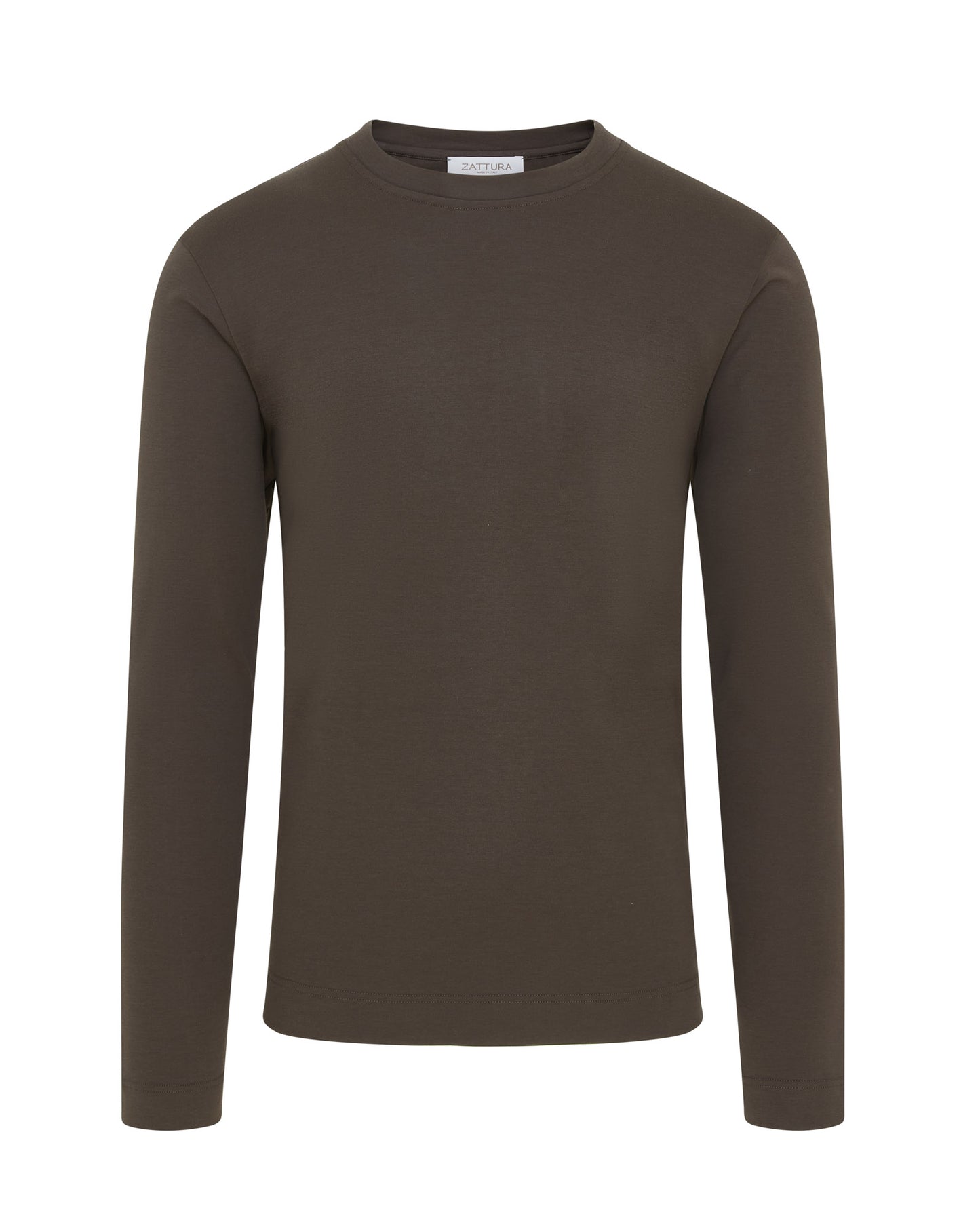 Long Sleeve Techwool Crew Neck Knit (Army Green)