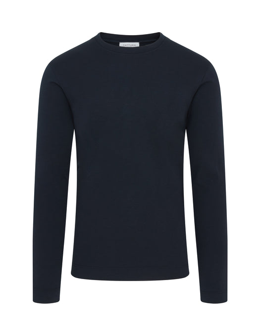 Long Sleeve Supima Cotton T-Shirt (Navy)