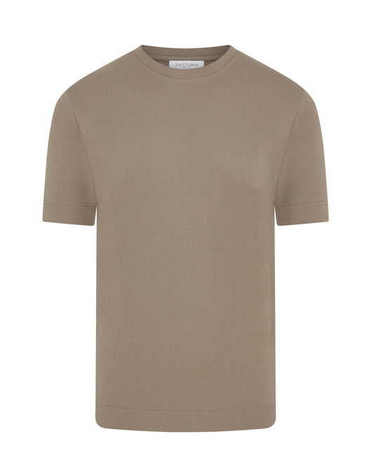 Short Sleeve Supima Cotton T-Shirt (Mushroom)