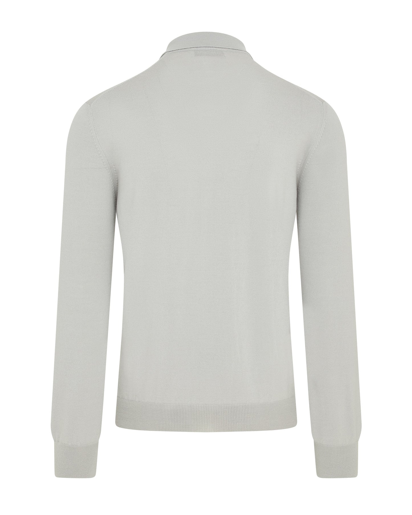 Zip Wool Overshirt (Grey)