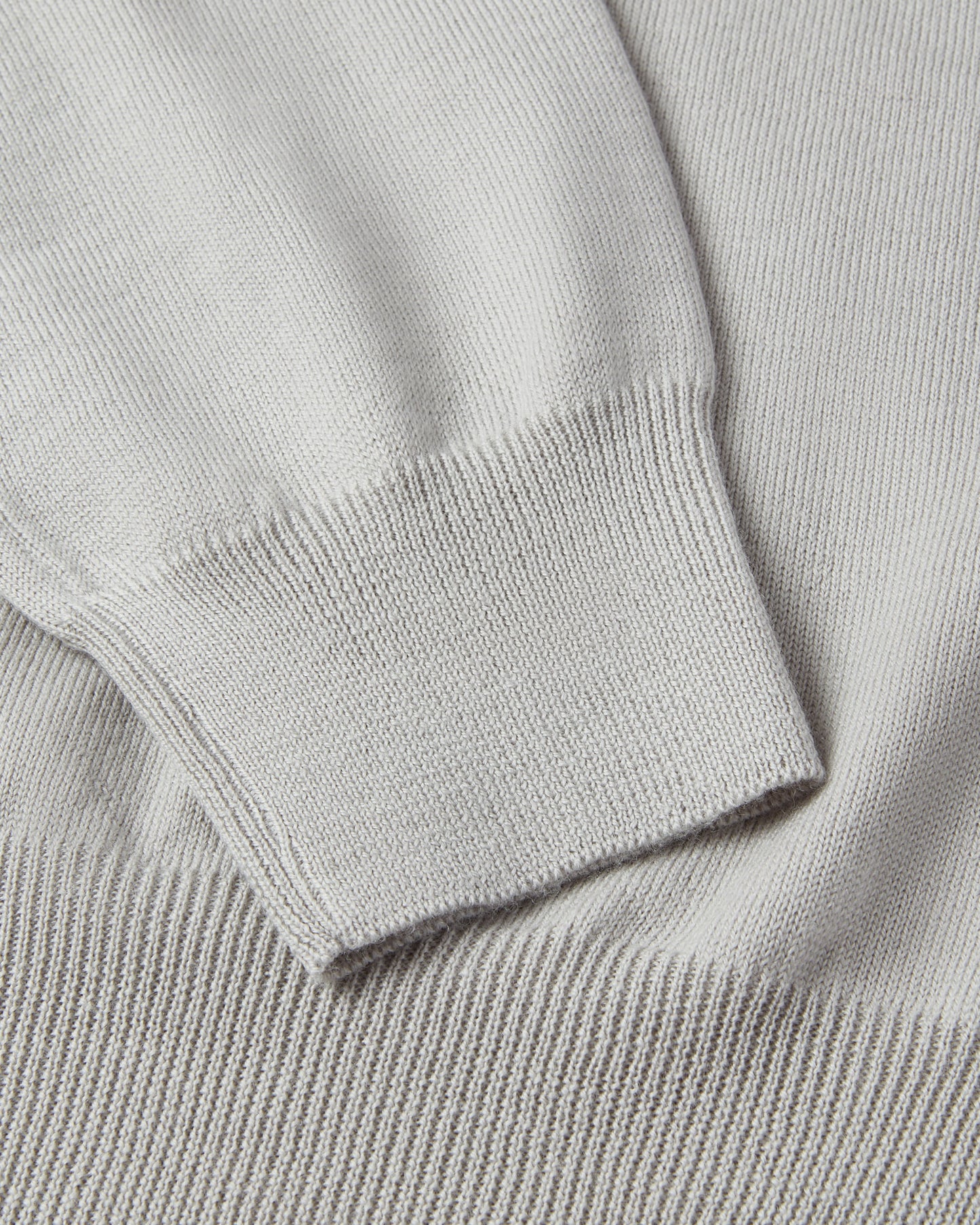 Zip Wool Overshirt (Grey)