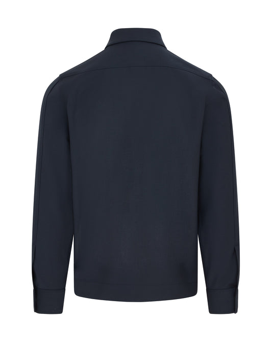 Performance Wool Unlined Jacket (Navy)